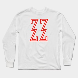 Zig-Zag Division Long Sleeve T-Shirt